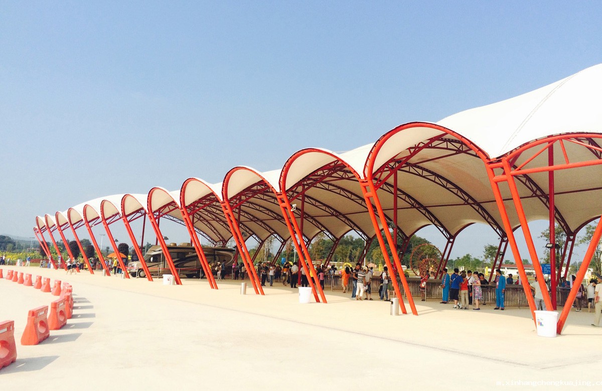 长廊膜结构工程