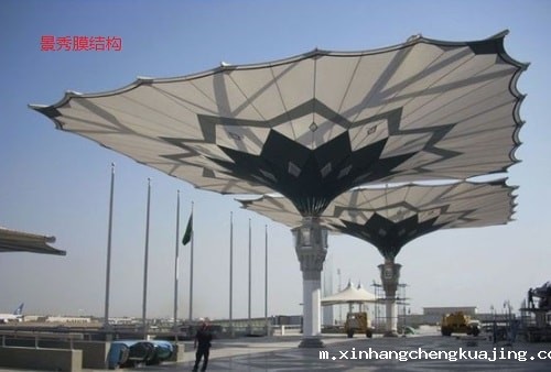 膜结构遮阳棚