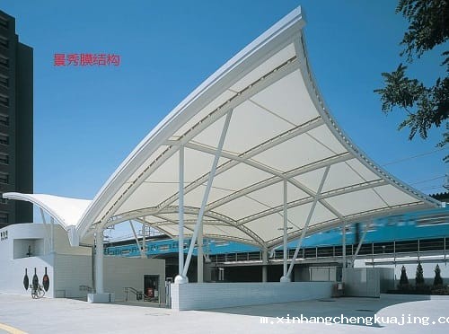 膜结构遮阳棚