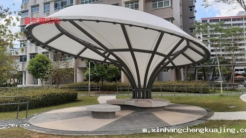 膜结构遮阳亭