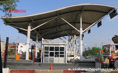 膜结构遮阳棚