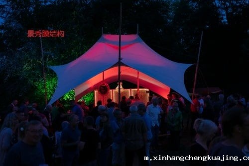 户外景观膜结构遮阳棚
