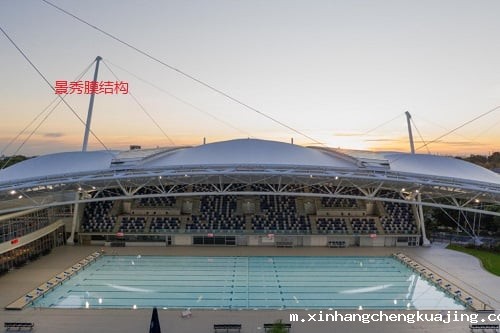 游泳馆膜结构看台