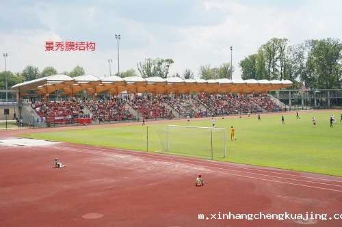 学校操场膜结构看台的制作工艺和技术要求