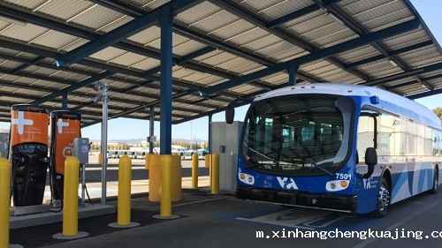 大巴车光伏车棚