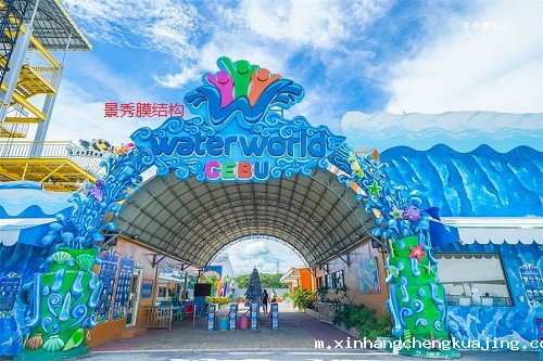 主题公园景区入口膜结构设计