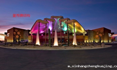 游乐园膜结构景观定制