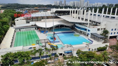 游泳池膜结构遮阳棚