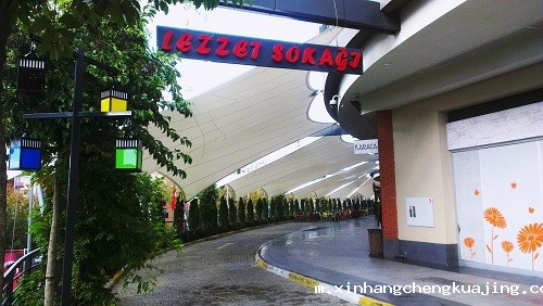 广场景观膜结构遮阳棚