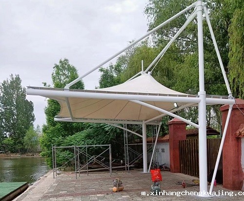 膜结构吊帽车棚设计