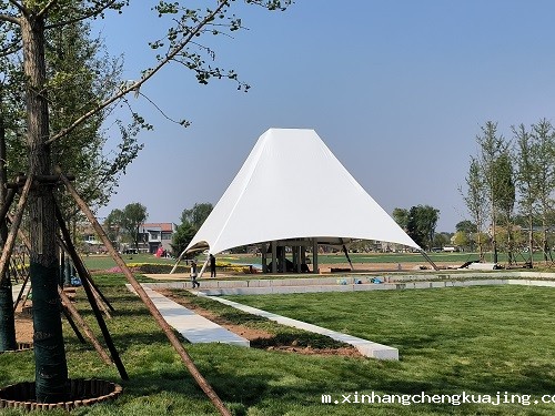 公园张拉膜施工方案