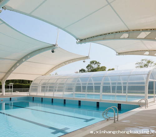 泳池膜结构遮阳棚