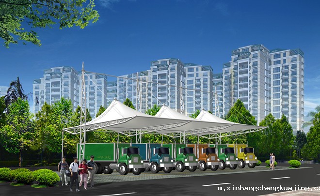 世界杯直播平台网站官网膜结构停车棚