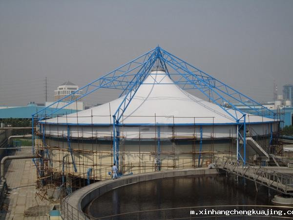 世界杯直播平台网站官网污水池加盖膜结构