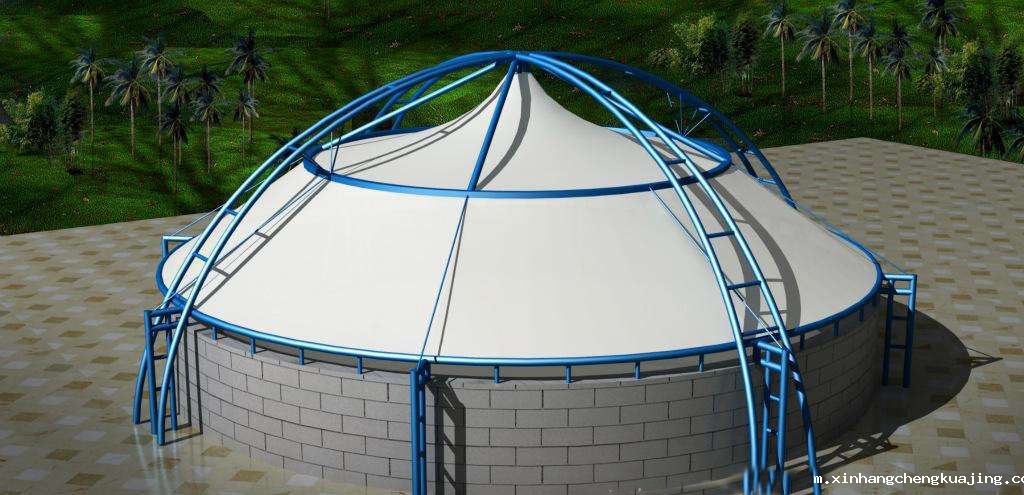 世界杯直播平台网站官网污水池加盖膜结构