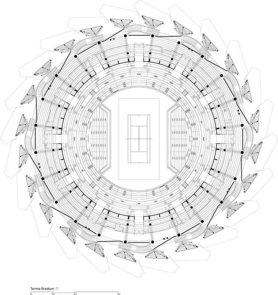 杭州奥林匹克体育中心膜结构 杭州奥林匹克体育中心膜结构