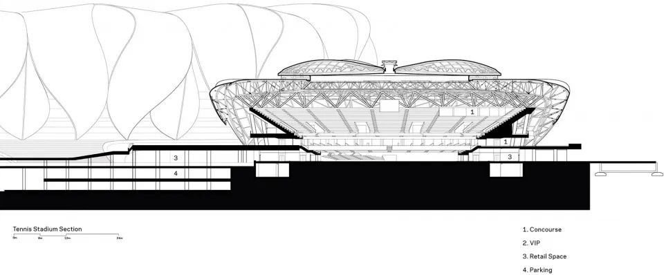 杭州奥林匹克体育中心膜结构 杭州奥林匹克体育中心膜结构