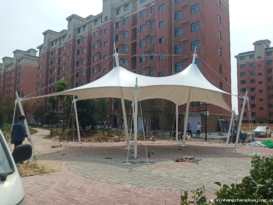 膜结构遮阳棚 膜结构遮阳棚