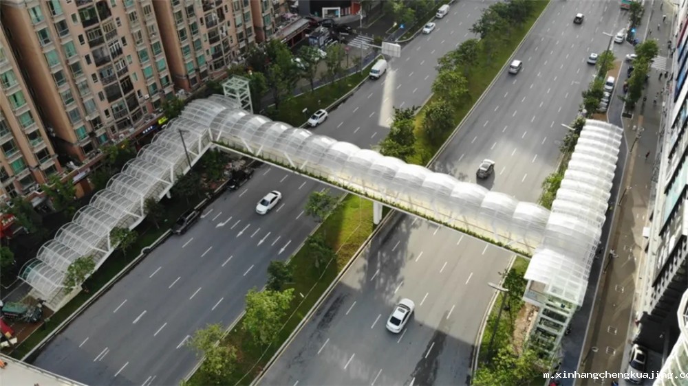 人行天桥膜结构雨棚