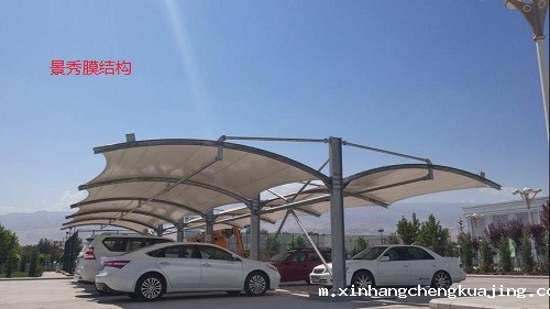 膜结构车棚 膜结构车棚
