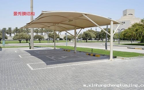 膜结构车棚 膜结构车棚