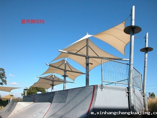 膜结构遮阳棚 膜结构遮阳棚