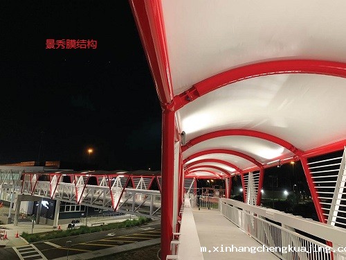 过街天桥膜结构 过街天桥膜结构
