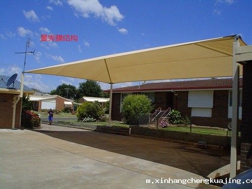 膜结构遮阳棚 膜结构遮阳棚