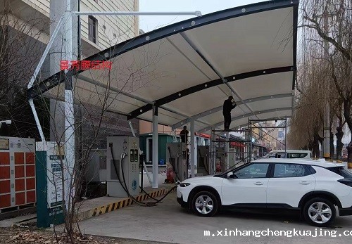 膜结构车棚 膜结构车棚