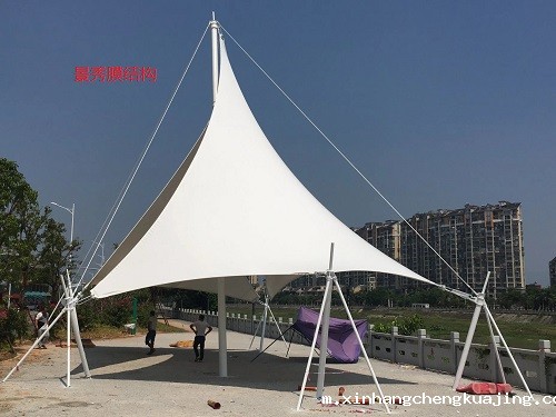 张拉膜结构景观 张拉膜结构景观