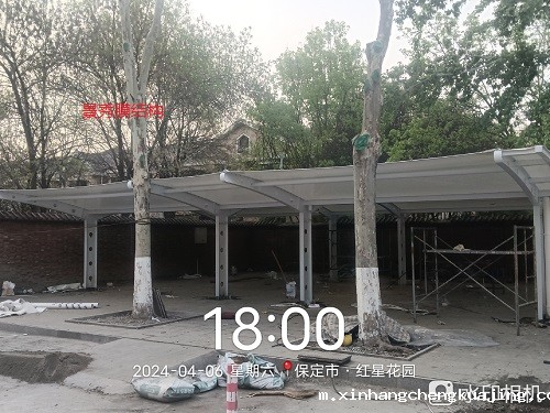 膜结构停车棚汽车棚自行车棚 膜结构停车棚汽车棚自行车棚