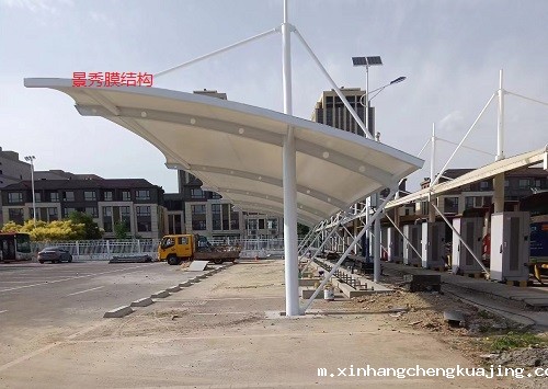 膜结构车棚建造厂家 膜结构车棚建造厂家