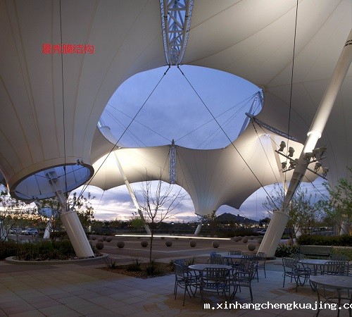 简易膜结构景观棚定制 简易膜结构景观棚定制