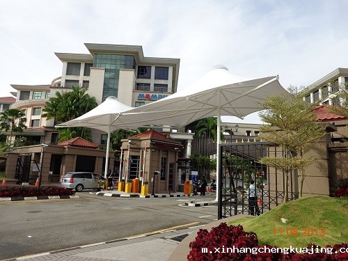 中山景区膜结构遮阳棚