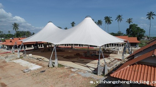 清远景区张拉膜遮阳棚定制 清远景区张拉膜遮阳棚定制