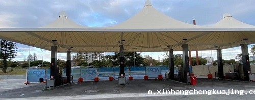 加油站膜结构顶棚 加油站膜结构顶棚