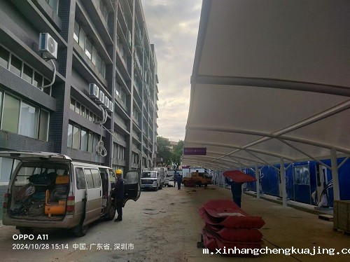 汽车膜结构雨棚