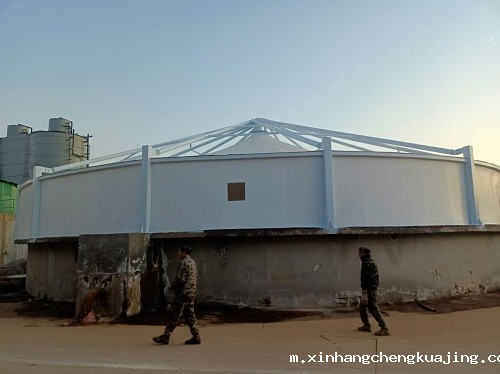 污水池不锈钢遮阳雨棚施工 污水池不锈钢遮阳雨棚施工