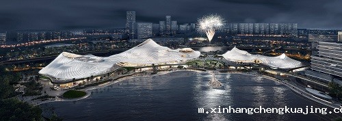 购物广场膜结构 购物广场膜结构