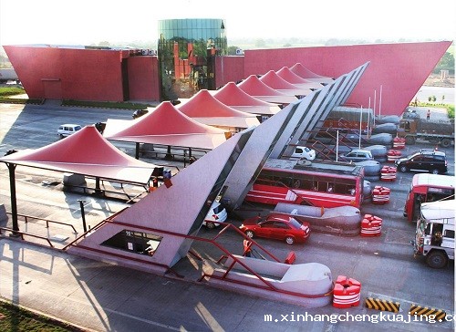 收费站膜结构 收费站膜结构