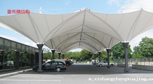 膜结构看台车棚