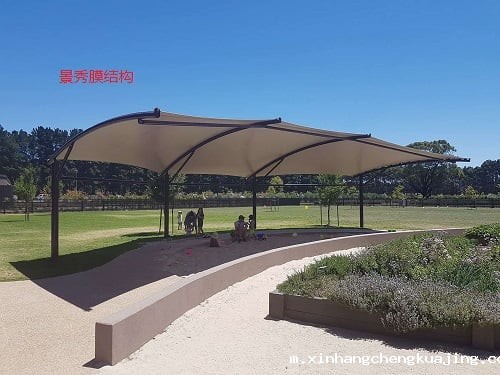 膜结构遮阳棚