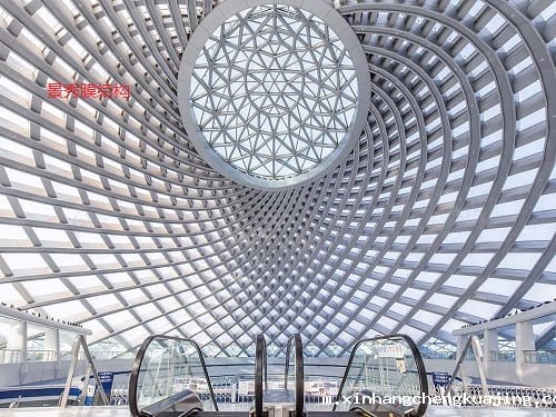 膜结构火车站