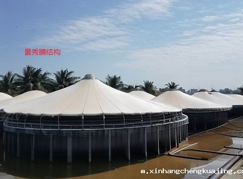 膜结构污水池加盖厂家
