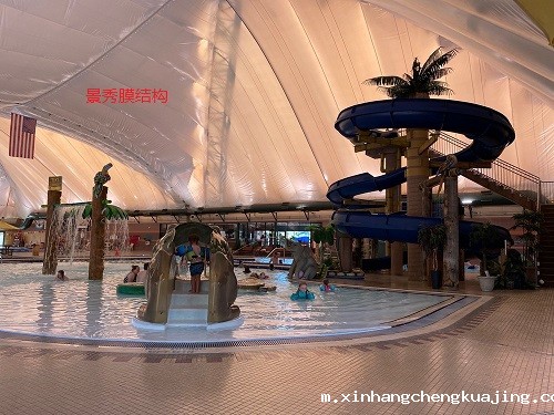 大跨度气膜结构游泳馆