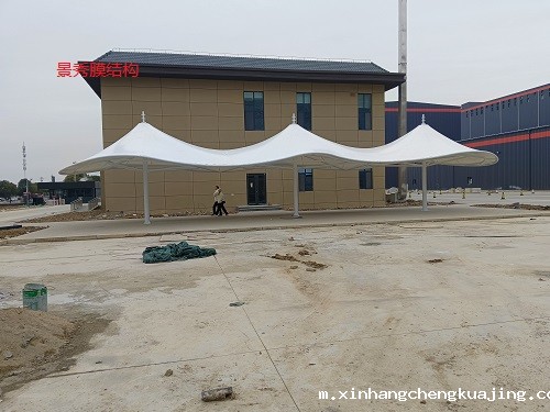合肥膜结构车棚厂家供应