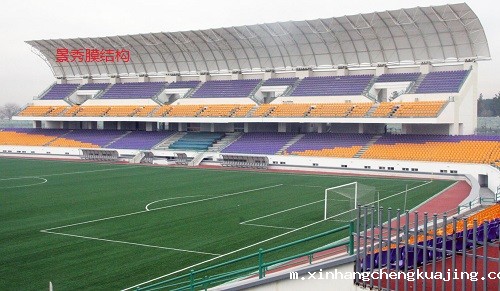 广东操场看台膜结构施工