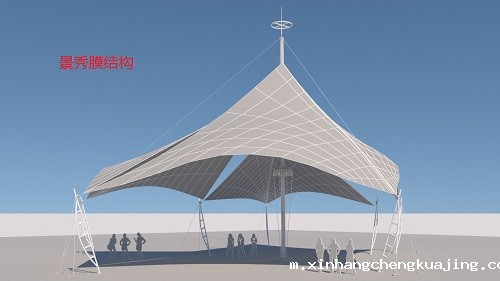 银川市政广场膜结构工程案例分享