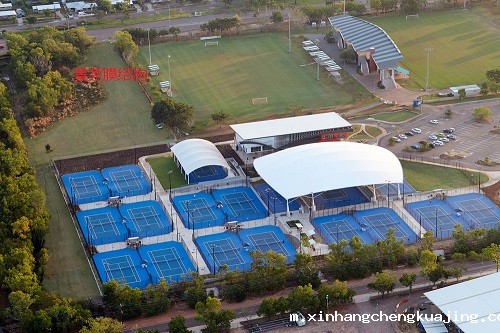 膜结构羽毛球球场造价