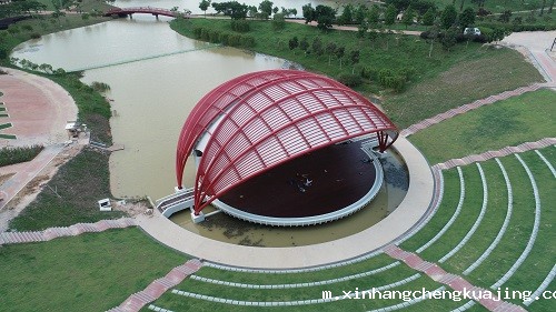 广场景观膜结构舞台